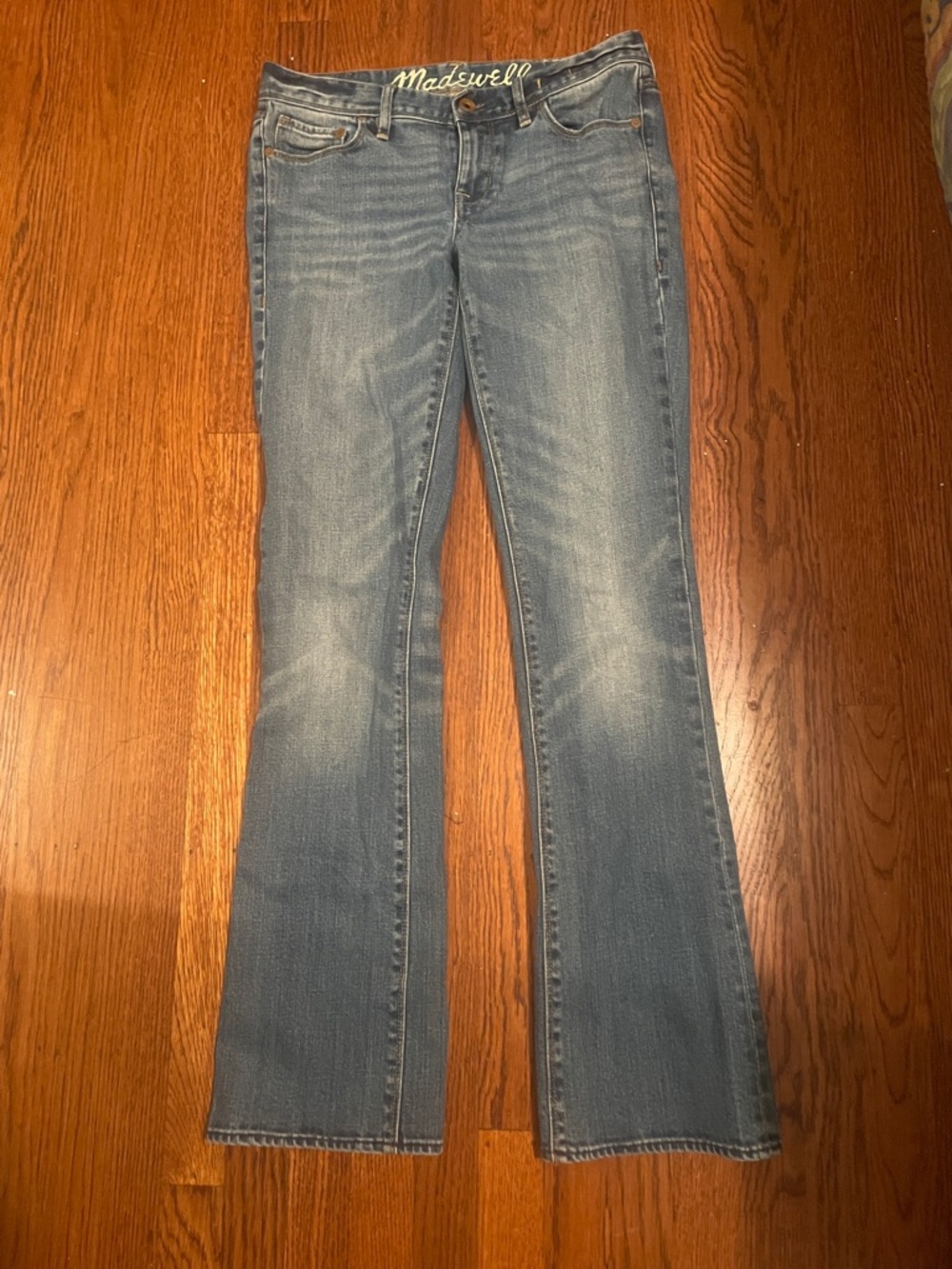 Madewell Light Wash Flare Jeans - Blue